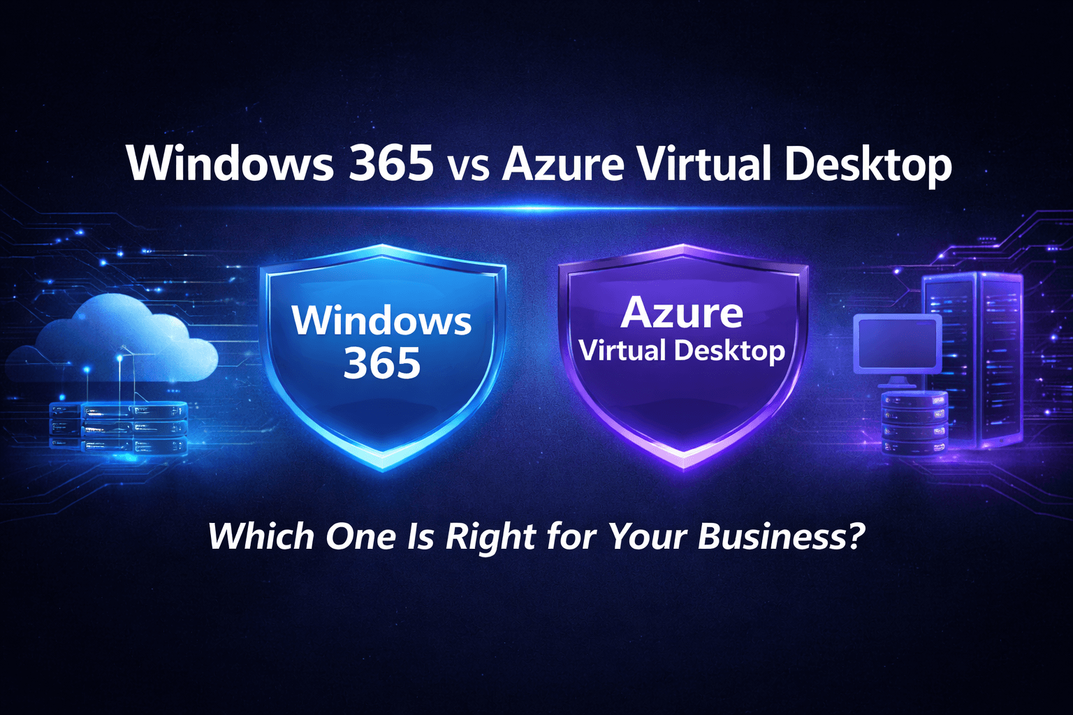 Windows 365 vs Azure Virtual Desktop which one is right for your business?